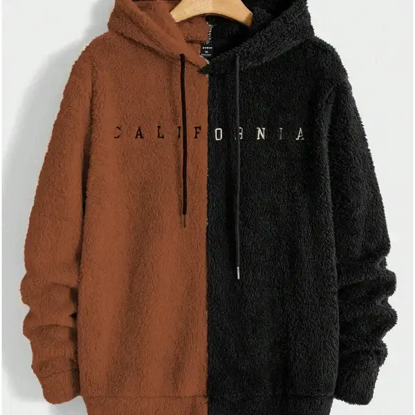 Black Almond Contrast Sweatshirt