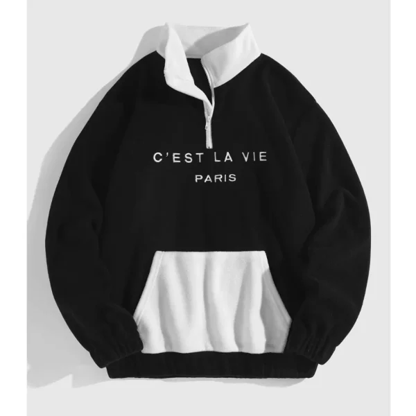 Black Paris Sweatshirt