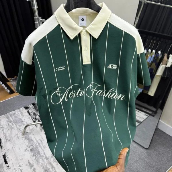 ARC Green Drop Shoulder Polo
