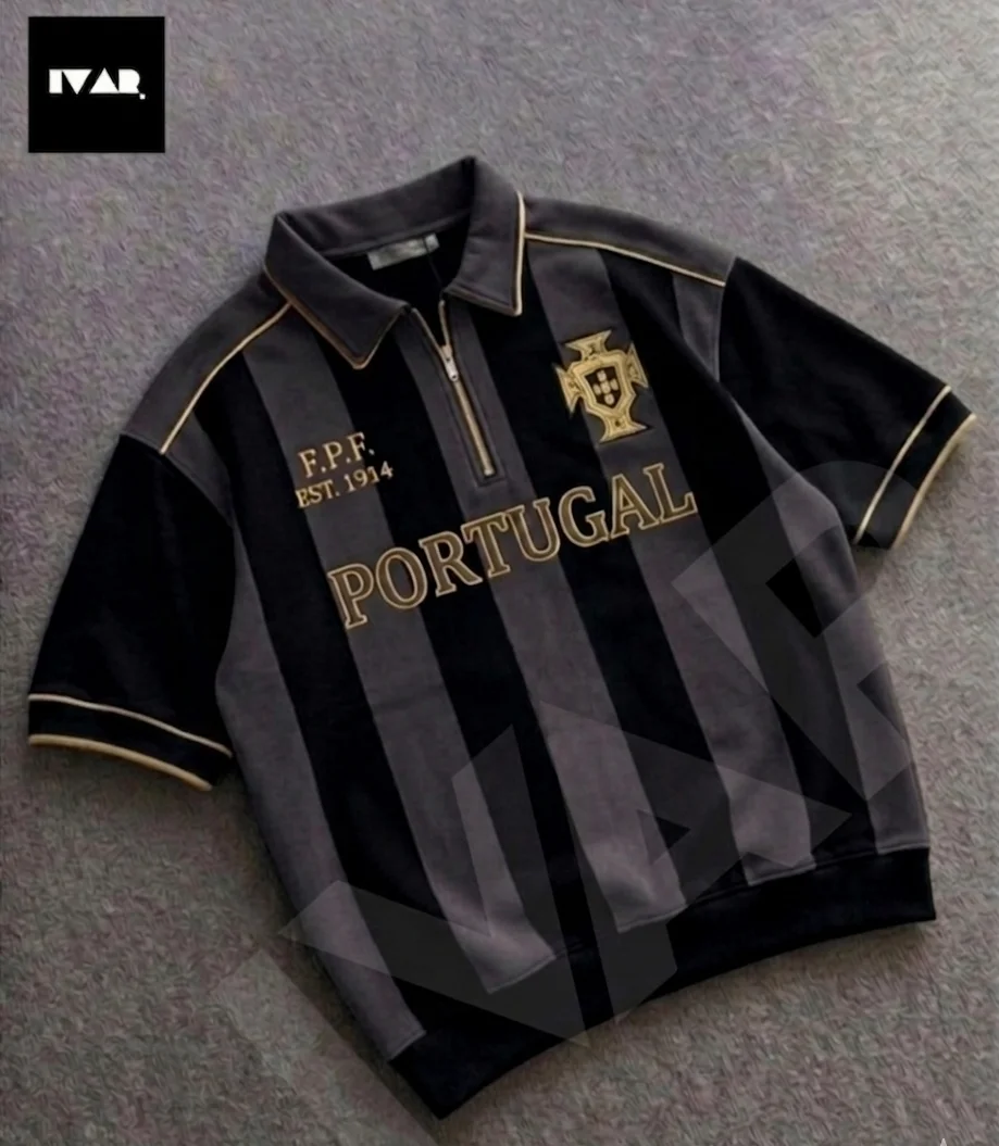 portugal football jersey polo