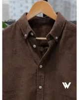 Old Money Cord Chocolate Shirt