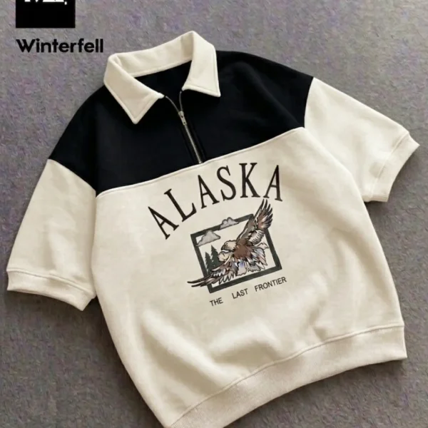 Off White Alaska Zip Polo